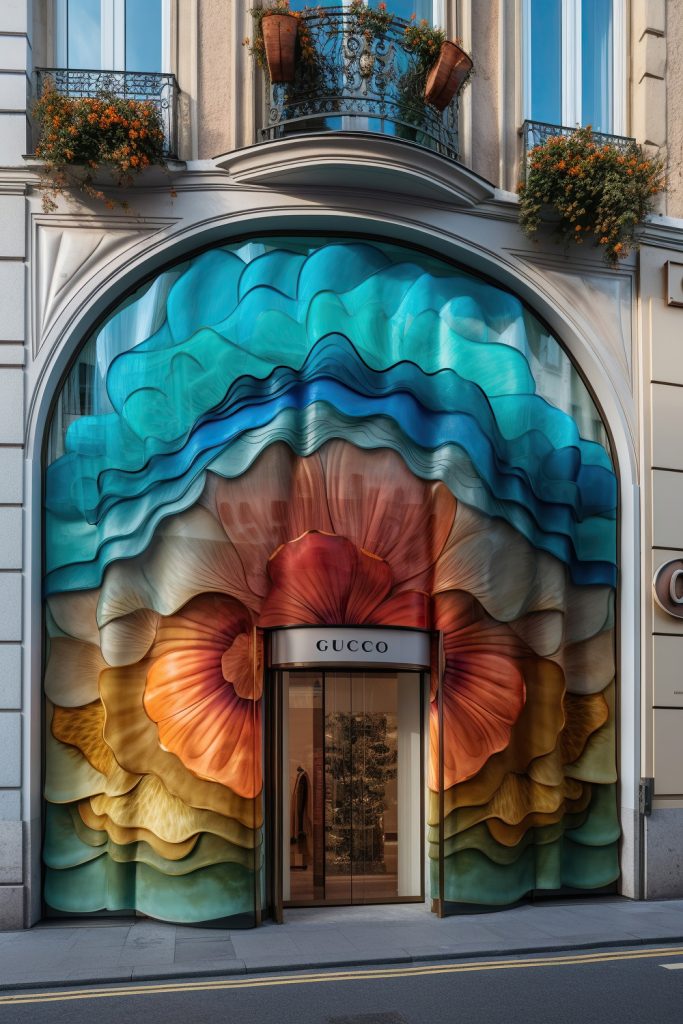 An artistic fusion of nature and AI: Flower-inspired facades by Hera Kim 4 An artistic fusion of nature and AI: Flower-inspired facades by Hera Kim